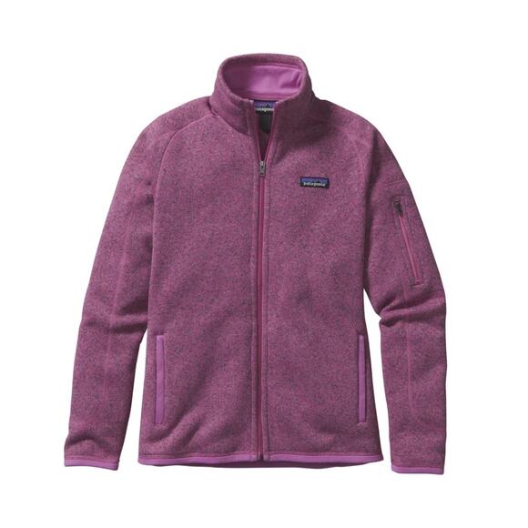 PATAGONIA Better Sweater Jacket Full Zip Fleece Mock Purple Sz L {3R28} - Picture 1 of 7